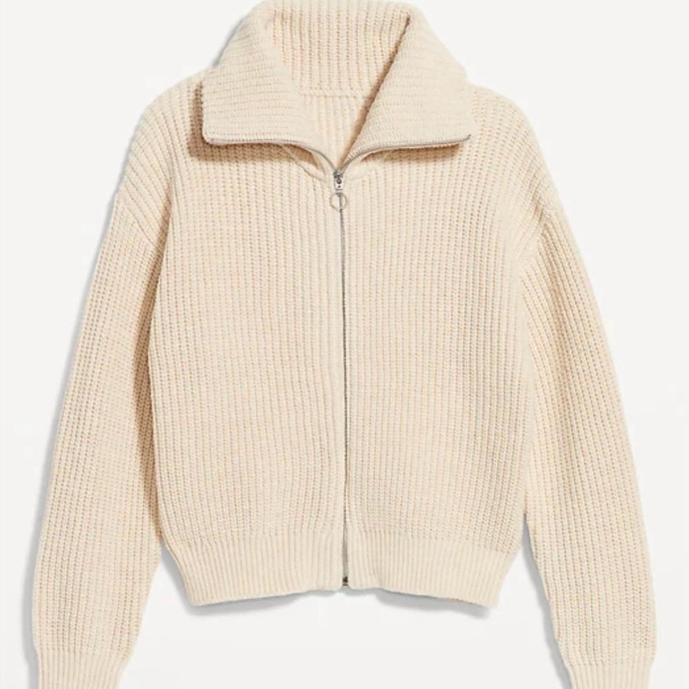 Old Navy Cream Knit Cardigan